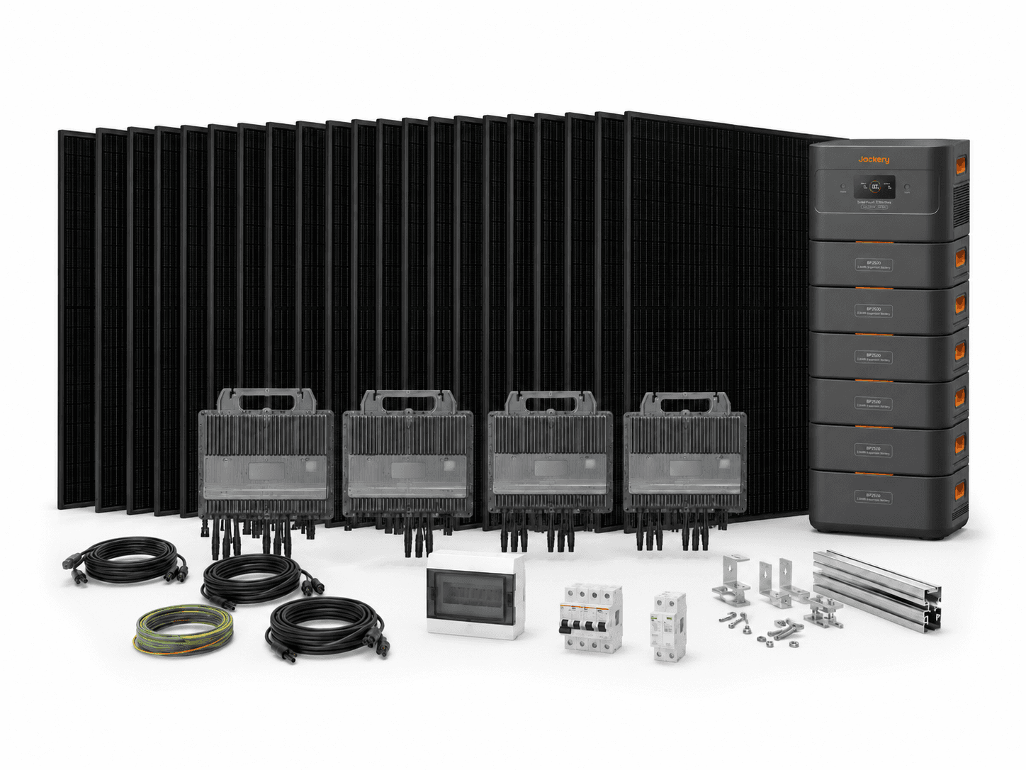 Composition du Kit 12 kWc · J’installe moi-même · Avec batterie