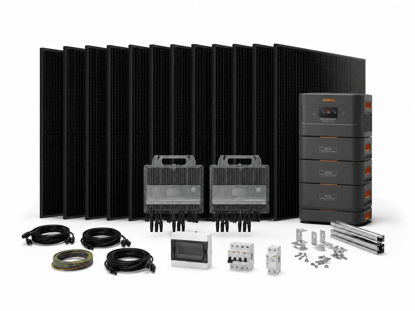 Composition du Kit 6 kWc · J’installe moi-même · Avec batterie